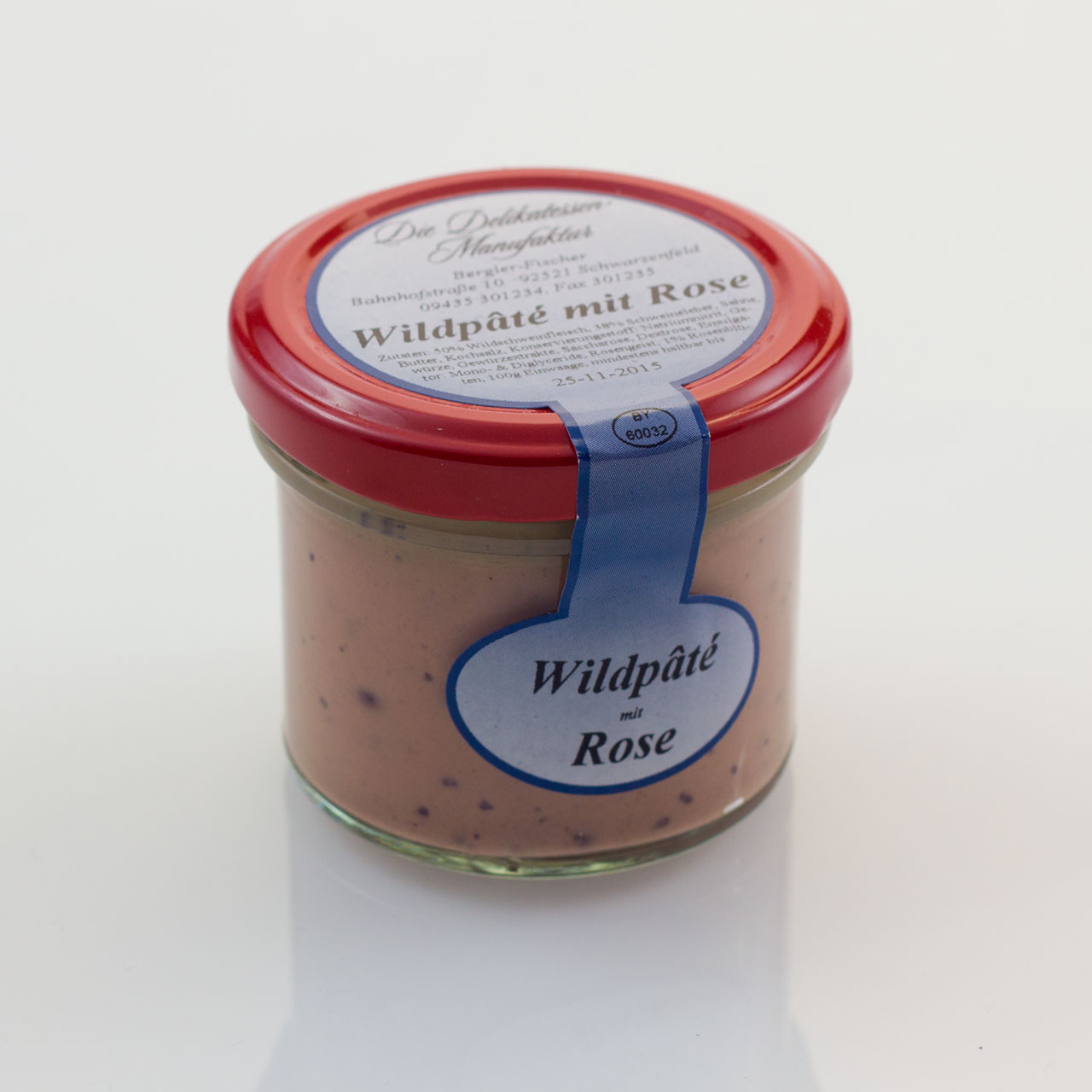 Wildpaté mit Rose